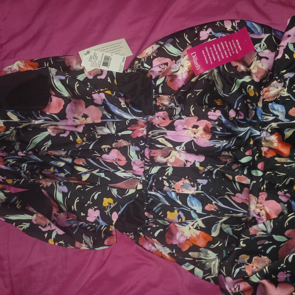 Vibrant Floral Dress